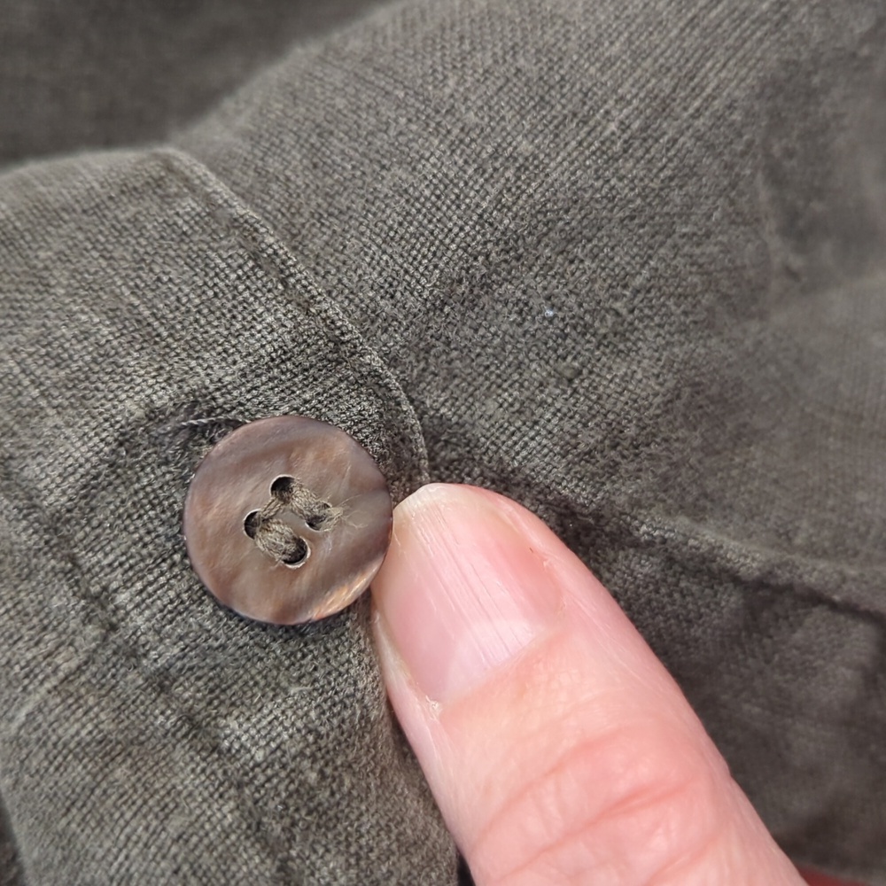 Green Hemp Blouse - Picture 5 of 10